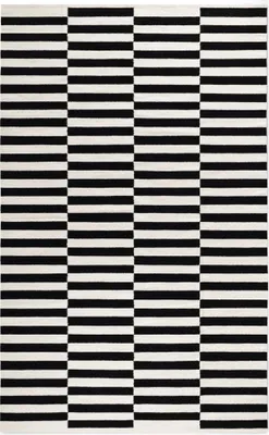 Immagine prodotto di Hanse Home Vika Tappeto in lana Vika Nero Naturale Bianco