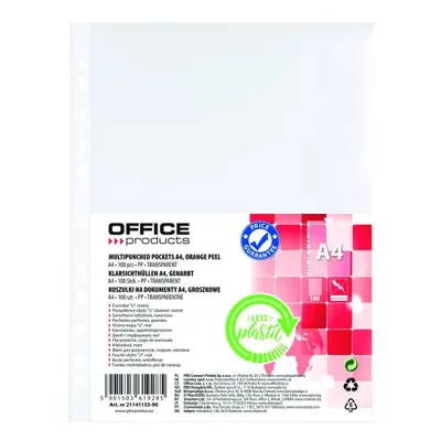Zdjęcie produktu dla Koszulki na dokumenty OFFICE PRODUCTS PP A4 groszkowe 100szt.