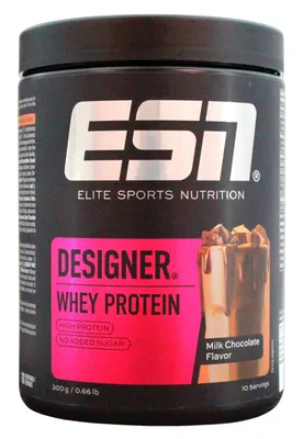 Produktbild von ESN Designer Whey Protein Milk Chocolate Flavor, Getränkepulver, (1 x 300g Dose)