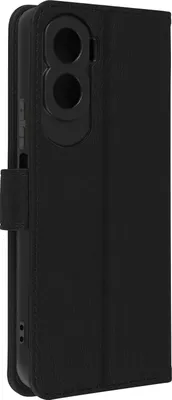 Produktbild von Avizar, Kunstleder-Klappetui mit Standfunktion für Honor 90 Lite, Schwarz