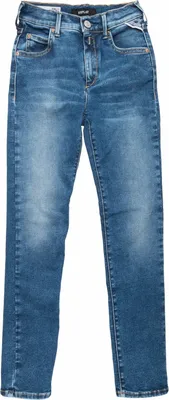 Produktbild von Replay Mädchen Jeans Nellie Skinny-Fit Hyperflex mit Stretch, Blau (Medium Blue