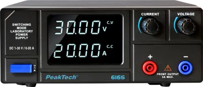 Produktbild von PEAKTECH Labornetzgerät P 6165, 1...30 V, 0...20 A, 600 W