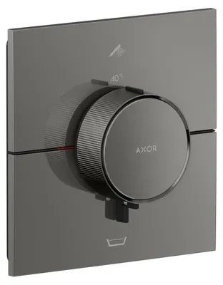 Productafbeelding van hansgrohe Thermostat UP Axor ShowerSelect ID, complete set, 2 verbruikersbeveiligingen, vierkant, PBC