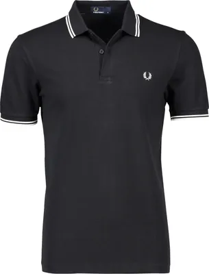 Produktbild von Fred Perry Kurzarm-Poloshirt Schwarz