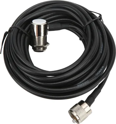 Imagen del producto de Cable de antena para autorradio, cable de transmisión de señal, conector macho a hembra, de goma/metal, 5 metros de longitud, cable de conexión para Kenwood