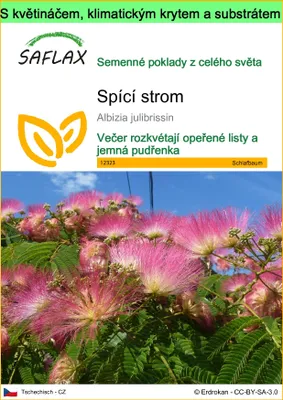 Obrázek produktu pro SAFLAX Garden to go - spící strom - Albizia julibrissin - 50 Semena - S květináčem, klimatickou poklicí a pěstebním substrátem