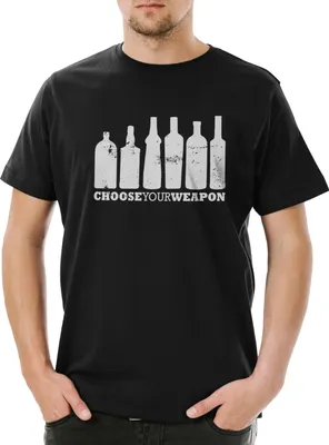 Produktbild von Urban Backwoods Choose Your Weapons II, Herren T-Shirt, Farbe: Schwarz, Größe: S