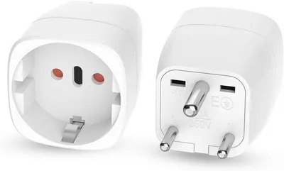 Obrázek produktu pro Mezinárodní cestovní zástrčka – Světová zástrčka – Adaptér do zahraničí – Převodník zásuvek – Cestovní adaptér – Světová zástrčka – Univerzální cestovní zástrčka
