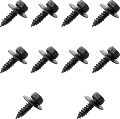 Produktbild von 10x Blechschrauben universal 5,5x19 mm – Karosserieschrauben für Verkleidung im Auto