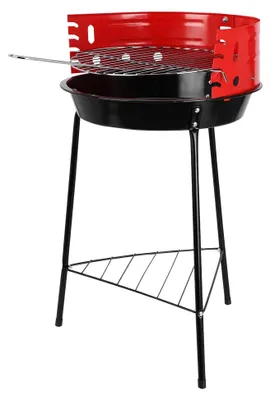 Image de Barbecue sur pieds en acier avec cuve de cuisson