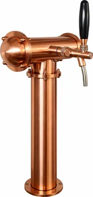 Produktbild von Beer Tower "Mr. T" Bronze 1 leitig mit Kompensatorschankhahn