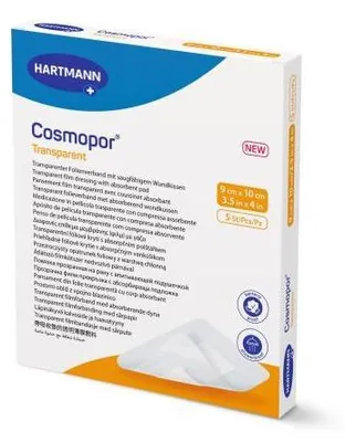 Immagine prodotto di Cosmopor trasparente 9x10 cm P5pz sterile | confezione (5 pz.)