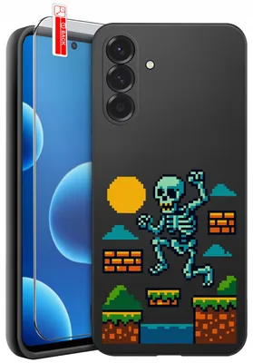 Zdjęcie produktu dla Etui Do Samsung A37 5G Wzory | Silikonowe Matt Case + Szkło 9H