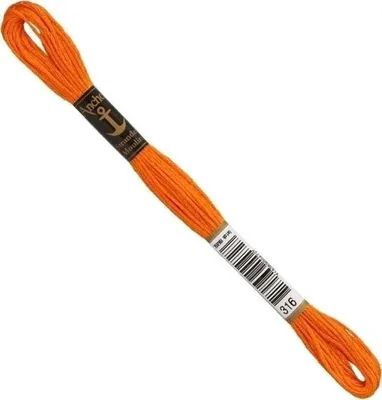 Obrázok produktu pre Anchor Stranded Bavlna 00316 8 m Vyšívacia priadza