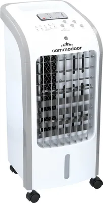 Produktbild von Commodoor Mobile Klimaanlage 80W 4L 3in1 Klimagerät – Luftkühler, Ventilator, Luftbefeuchter mit Fernbedienung, leise & energieeffizient 40dB, 270m³/h