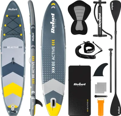 Immagine prodotto di Tavola da paddle SUP REBEL ACTIVE RBA-4501 con sedile, grigio 11'6" 350x81x15cm
