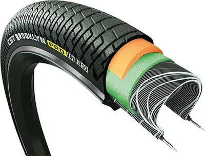 Immagine prodotto di Pneumatici CST per cerchioni Babboe Brooklyn PRO 20", 20x2,15, 55-406, nero