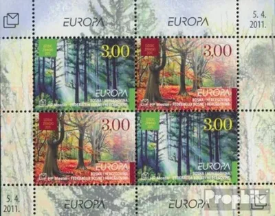Produktbild von Briefmarken Bosnien - Kroat. Post Mostar 2011 Mi Block23 (kompl.Ausg.) postfrisch Der Wald