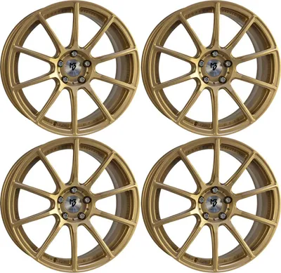 Image de MB Design Jantes MF1 8.5Jx19 ET 45 5x114,3 Or 4-MF18519455CZ-GO1 compatible avec Hyundai i20 i30 i40 Ioniq Kona E Kona N Kona Nexo Tucson Veloster