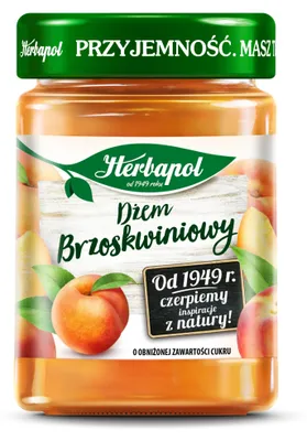 Zdjęcie produktu dla Herbapol dżem brzoskwiniowy 280g