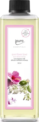 Produktbild von ipuro Flower Bowl, Flüssigkeit, Bernstein, Bergamotte, Kardamom, Zedernholz, Jasmin, Lilie, Moschus, Orange, Orange, Violett, Flasche, 500 ml