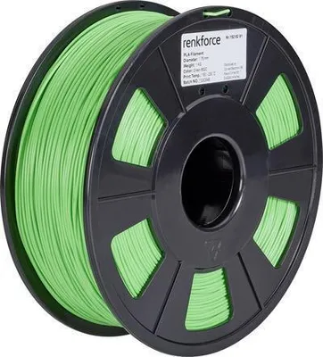 Image de Renkforce RF-4511198 3D-Druckmaterial Polyacticsäure (PLA) Grün 1 kg (RF-4511198)