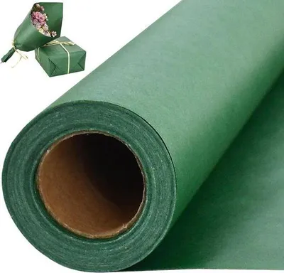 Produktbild von 15 Zoll X 98 m Kraftpapier für Geschenkverpackung Blumenstrauß Verpackung Geburtstag Weihnachten Muttertag Hochzeit Valentinstag Dekoration
