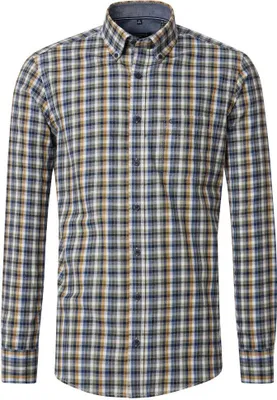 Produktbild von CASAMODA - Herren Hemd Casual Fit Langarm (444304400), Größe: 3XL, Farbe: Grünblau (100)