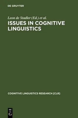 Zdjęcie produktu dla Issues in Cognitive Linguistics