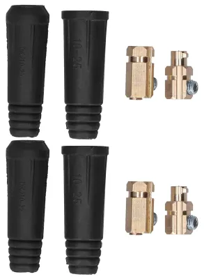 Productafbeelding van Lasaansluitset, Lassnelkoppeling Connector Socket Plugfittingen Voor 10-25 Mm² Kabel