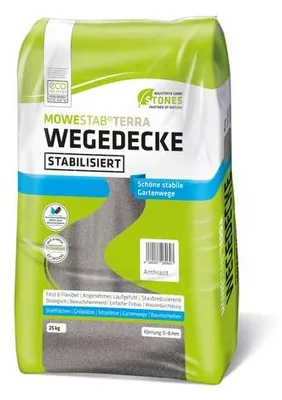 Produktbild von MOWESTAB TERRA Wegedecke Anthrazit 0-8 mm 25 kg