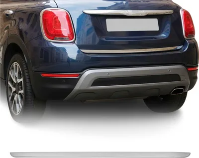 Image de Garniture de Hayon Coffre pour Fiat 500X 2015-2025 acier inox