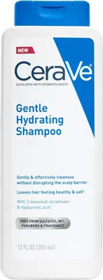 Produktbild von es Shampoo, CeraVe, Sanftes feuchtigkeitsspendendes Shampoo, mit 3 essentiellen Ceramiden und Hyaluronsäure, reinigt und befeuchtet das Haar, 355ml