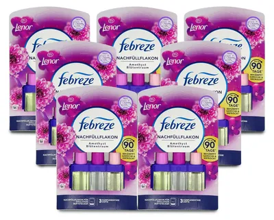 Produktbild von Febreze 3Volution Lenor Amethyst Blütentraum Duftstecker Nachfüllflakon 7x20 ml