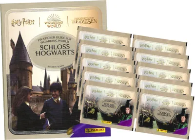 Produktbild von Panini Harry Potter Sticker Guide 3 - Schloss Hogwarts Sammelsticker (2025) - 1 Album + 10 Tüten