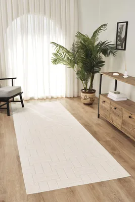 Produktbild von Conceptum Hypnose, Hochwertiger Teppich (80 x 150 cm) aus 100% Polypropylen, Creme