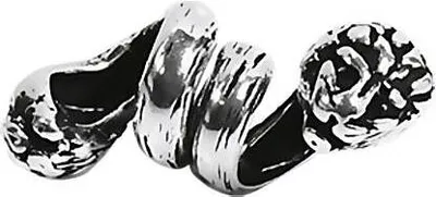 Produktbild von 925 Sterling Silber Keltische Gothic Bartperle Und Haarschmuck Löwe 7124