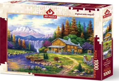 Produktbild von ART PUZZLE Puzzle Sonnenuntergang in den Bergen 1000 Teile