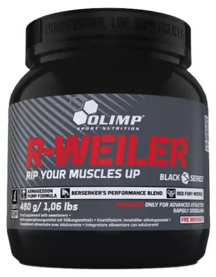 Image de PreWorkout - Olimp Sport Nutrition - REDWEILER (480g) - Saveur Orange