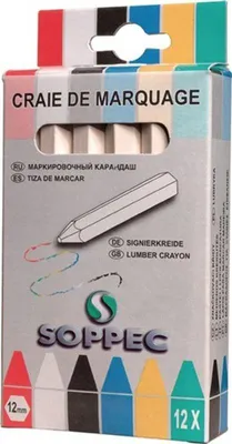 Obrázek produktu pro SOPPEC Značkovací křída bílá - 421100