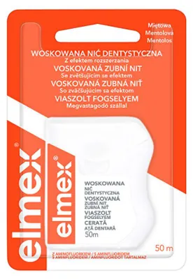 Obrázek produktu pro Elmex Voskovaná dentální nit 50 m