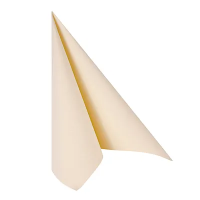 Produktbild von 250 Papstar Servietten ROYAL Collection 1/4-Falz 40 cm x 40 cm champagner in Papierverpackung 89405