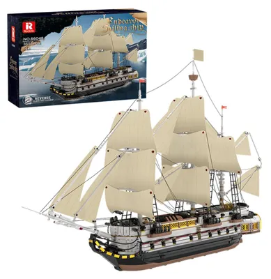Produktbild von Reobrix 66048 Segelschiff Klemmbaustein 3555 Teile 109 cm ab 14