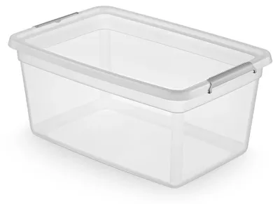 Produktbild von Orplast robuste aufbewahrungsbox - basestore - Transparent - Stapelbar | Sachtelbar | Mit Deckel