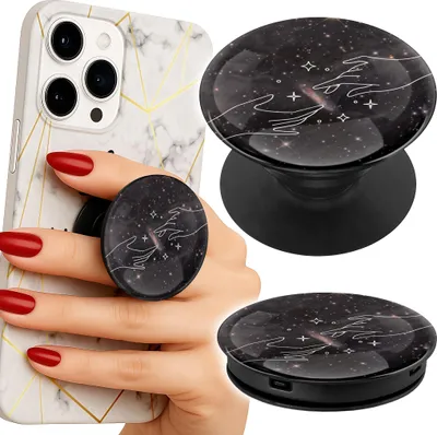 Zdjęcie produktu dla Uchwyt Do Telefonu Popsocket Na Palce/Stojak Kosmos Planety Gwiazdy Księżyc