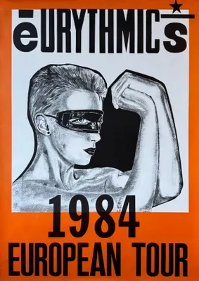 Produktbild von Eurythmics – Europatournee 1984 – Plakat – 61x86 cm