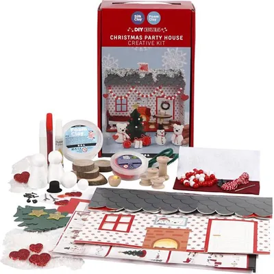 Obrázok produktu pre Creativ Company Vianočný domček remeselnícka súprava DIY modelárska súprava kreatívna