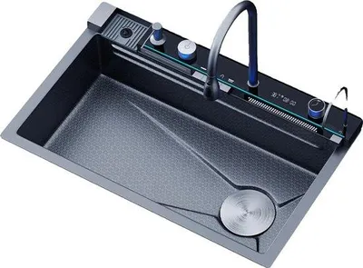 Obrázek produktu pro Multifunkční myčka nádobí – včetně příslušenství – 75 × 45 cm – kuchyňská myčka