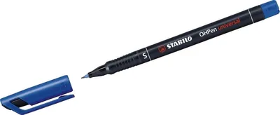 Produktbild von Folienstift - STABILO OHPen universal - permanent superfein - 10er Pack - blau
