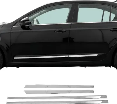 Image de Garniture Baguette de porte latérale pour Skoda Octavia 2013-2019 inox 4Pcs